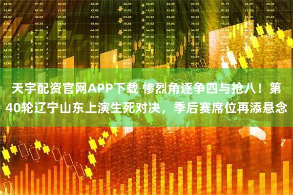 天宇配资官网APP下载 惨烈角逐争四与抢八！第40轮辽宁山东上演生死对决，季后赛席位再添悬念