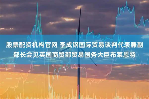 股票配资机构官网 李成钢国际贸易谈判代表兼副部长会见英国商贸部贸易国务大臣布莱恩特